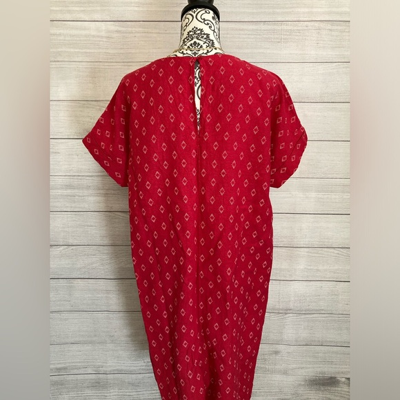 Old Navy | Women’s Scoop Neck Linen Blend T-Shirt Dress - Picture 2 of 6